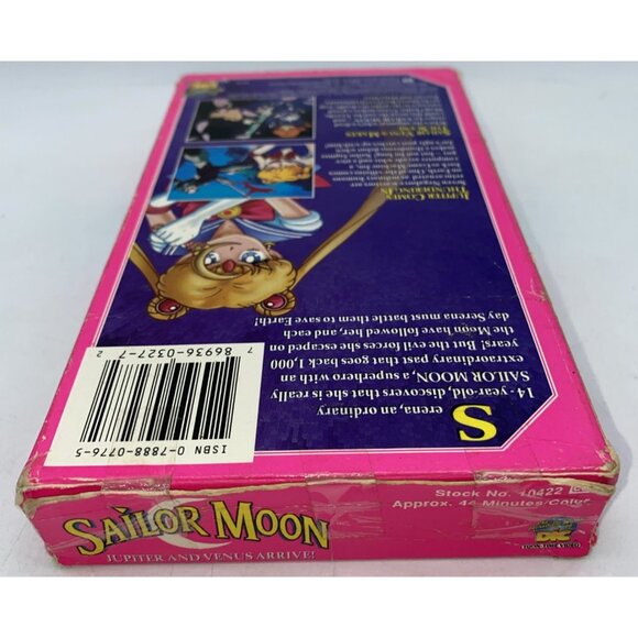 Sailor Moon: Jupiter and Venus Arrive (VHS, 1995) Anime Vintage - Picture 3 of 9